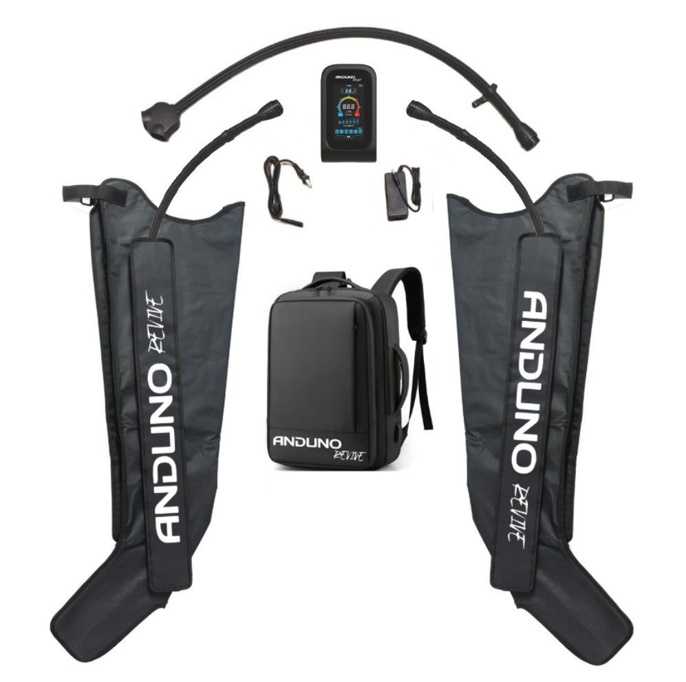 ANDUNO Revive Compression Boots: 6 Chamber, 7 Modes, 30-260mmHg